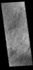 This image from NASA's Mars Odyssey shows lava flows near the flank of Pavonis Mons.