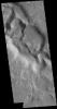 This image from NASA's Mars Odyssey shows part of Huo Hsing Vallis located in northern Terra Sabaea.