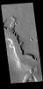 This image from NASA's Mars Odyssey shows a portion of Mamers Valles. This section of the channel is in northern Arabia Terra downstream from Ismenius Cavus.