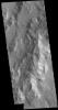 This image from NASA's Mars Odyssey shows the eastern margin of Orcus Patera.
