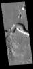This image from NASA's Mars Odyssey shows a portion of Nanedi Valles. This channel is over 500 km long (310 miles) and is located in Xanthe Terra.