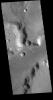 This image from NASA's Mars Odyssey shows channels, part of Nili Fossae.