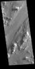 This image from NASA's Mars Odyssey shows a section of Morava Valles. Morava Valles is located in Margaritifer Terra.
