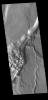 This image from NASA's Mars Odyssey shows part of Minio Vallis. Minio Vallis is just one of many channels that flow northward thru Terra Sirenum to empty into Amazonis Planitia.