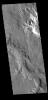 This image from NASA's Mars Odyssey shows part of an unnamed channel located on the plains between Margaritifer Terra and Arabia Terra.