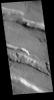 This image from NASA's Mars Odyssey shows part of Acheron Fossae.