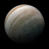 NASA's Juno mission captured this look at the southern hemisphere of Jupiter on Feb. 17, 2020, during the spacecraft's most recent close approach to the giant planet.