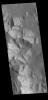 This image from NASA's Mars Odyssey shows dunes on the floor of Orson Welles Crater.