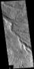 This image from NASA's Mars Odyssey shows a section of an unnamed channel in Tyrrhena Terra.