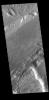 This image from NASA's Mars Odyssey shows a portion of Kasei Valles. Kasei Valles is one of the largest outflow channel systems on Mars.