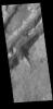 This image from NASA's Mars Odyssey shows some of the linear depressions that comprise Nili Fossae.