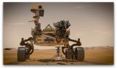 In February 2021, NASA's Mars 2020 Perseverance rover and NASA's Ingenuity Mars Helicopter (shown in an artist's concept) will be the agency's two newest explorers on Mars. Both were named by students as part of an essay contest.