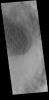 This image from NASA's Mars Odyssey shows a sand sheet with surface dune forms on the floor of an unnamed crater in Noachis Terra.