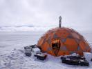 During 2019 field tests near Greenland's Summit Station,the WATSON instrument is put through its paces to seek out signs of life, or biosignatures, 360 feet (110 meters) down a borehole.