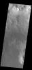 This image from NASA's Mars Odyssey shows part of Ross Crater. Located in Aonia Terra, the impact crater is 82 km (51 miles) in diameter.