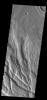 This image from NASA's Mars Odyssey shows part of Claritas Fossae. These graben filled highlands are bounded by Solis Planum to the northeast and Icaria Planum to the southwest.
