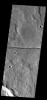 This image from NASA's Mars Odyssey shows a linear depression, part of Sirenum Fossae.