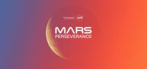 An illustration of the planet Mars, highlighting NASA's Mars Perseverance rover mission.