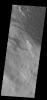 This image from NASA's Mars Odyssey shows dunes, located on the complex floor of Rabe Crater.
