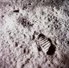 Buzz Aldrin took this iconic image of a bootprint on the Moon during the Apollo 11 moonwalk on July 20, 1969.