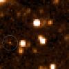 The dark spot in the bottom left corner of the image is a brown dwarf, nicknamed The Accident, which was discovered by citizen scientist Dan Caselden using data from NASA's NEOWISE.