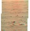NASA's Ingenuity Mars Helicopter is seen here in 3D using images taken June 6, 2021, by the left and right Mastcam-Z cameras aboard NASA's Perseverance Mars rover.