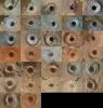 NASA's Curiosity Mars rover has used the drill on its robotic arm to take 32 rock samples to date. The Mars Hand Lens Imager (MAHLI), a camera on the end of the robotic arm, provided the images in this mosaic.