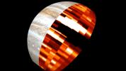This animation depicts Jupiter's banded appearance in microwave light as seen by the microwave radiometer instrument (MWR) aboard NASA's Juno spacecraft.