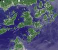 NASA's Terra spacecraft shows Japan's Geiyo Archipelago in the Seito Inland Sea.