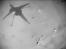 Video from the navigation camera aboard NASA's Ingenuity Mars Helicopter shows its record-breaking 25th flight on April 18, 2022.