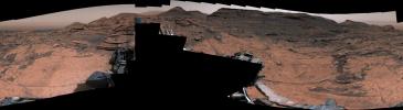 NASA's Curiosity Mars rover took this 360-degree panorama at a drill site nicknamed Avanavero on June 20, 2022. In its decade on the Red Planet, the rover has used the drill on its robotic arm to collect 41 rock and soil samples for analysis.