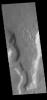 This image from NASA's Mars Odyssey shows a small section of Nirgal Valles just where it flows into the larger Uzboi Vallis.