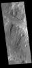This image from NASA's Mars Odyssey shows a channel near Ladon Valles.