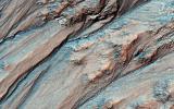 This image acquired on October 4, 2022 by NASA's Mars Reconnaissance Orbiter shows gullies located in the Southern Highlands just east of Gorgonum Chaos.