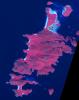 NASA's Terra spacecraft shows Barra Island Eoligarry Airport, located in the Outer Hebrides, Scotland, U.K.